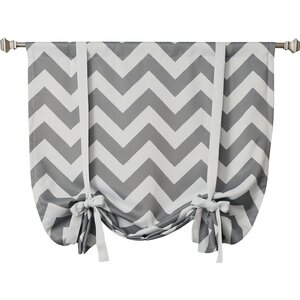 Chevron Print Tie-Up Shade