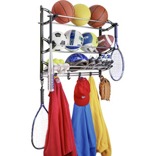 Sports Equipment Storage Wayfair Lynk Wall Mounted Sports Rack