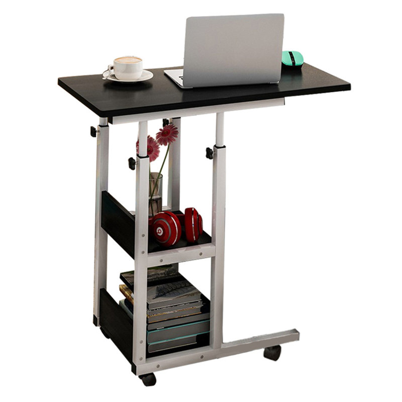 Inbox Zero Portable Height Adjustable Laptop Table Mobile ...