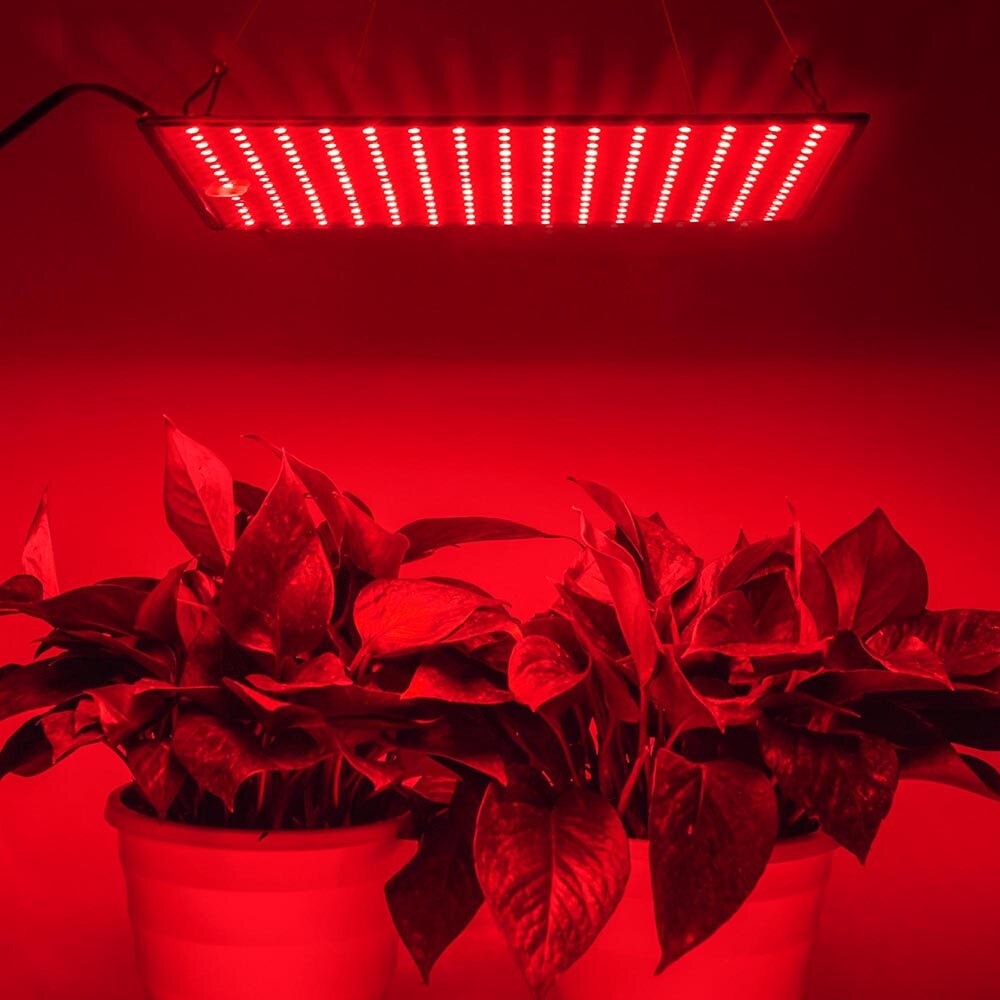2x 225 Ultrathin LED Hydroponic Grow Light Panel Indoor Garden Plant Blue Red 