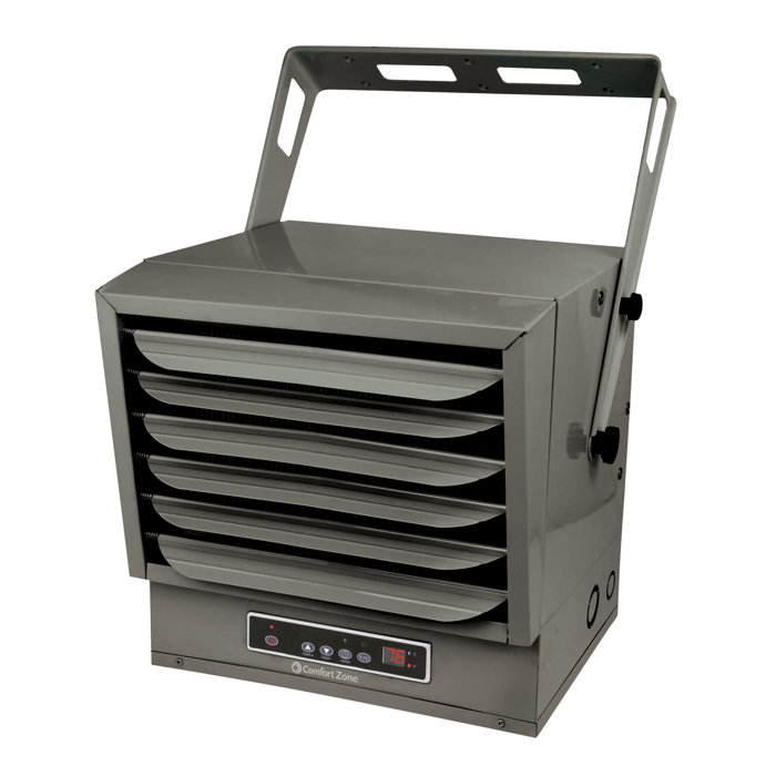 Comfort Zone 10000 Watt Electric Fan Ceiling Mounted Heater With