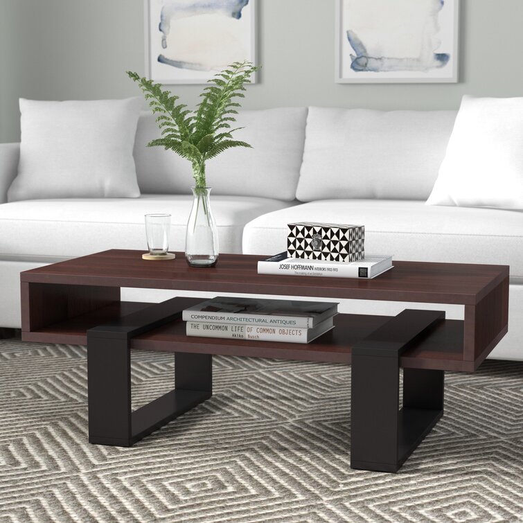 Wrought Studio Swanson Sled Coffee Table with Storage & Reviews ...