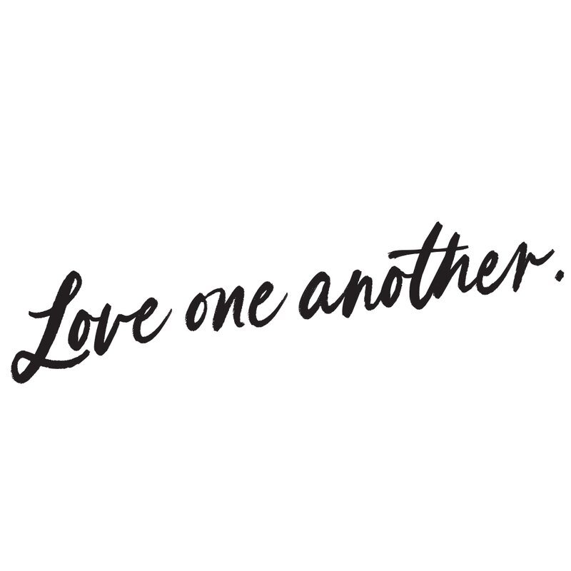 Wall Decal Love One Another