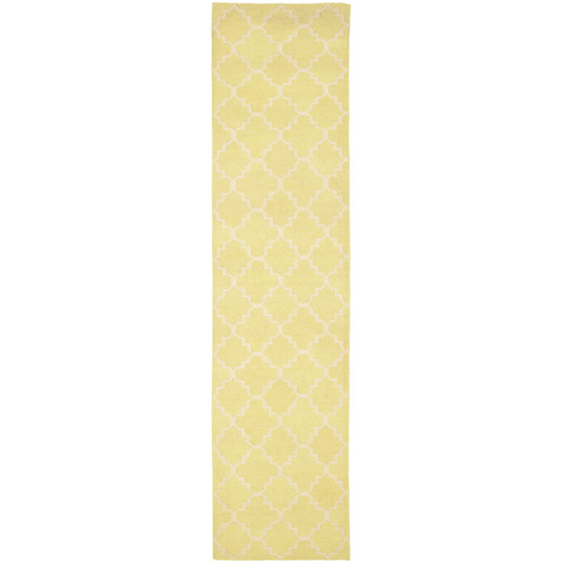 Harriet Bee Lakeway Handwoven Flatweave Wool Light Green Area Rug Reviews Wayfair