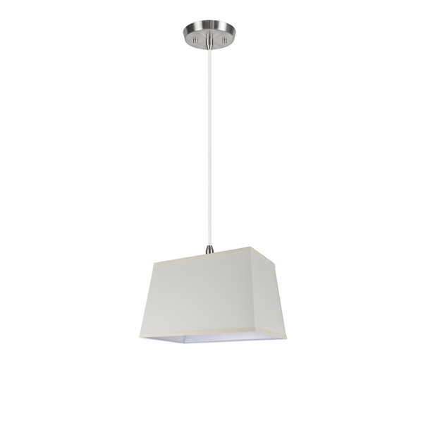Winston Porter Andres 1 Light Single Square Rectangle Pendant Wayfair