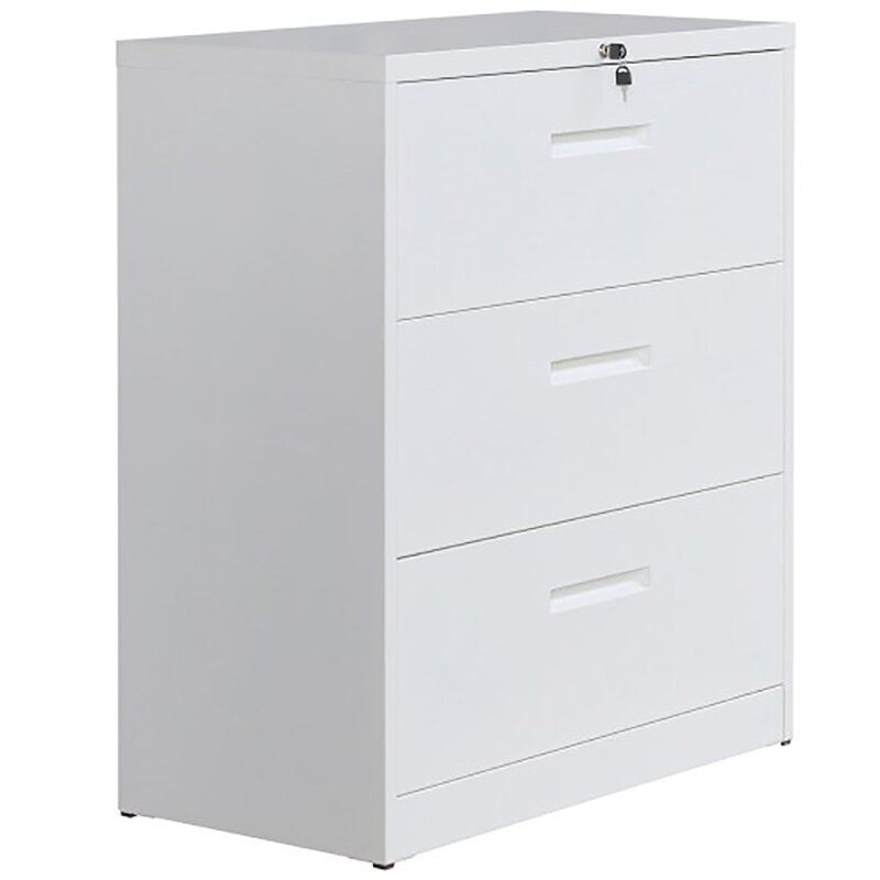 Inbox Zero Metal 3 Drawer Vertical Filing Cabinet Wayfair