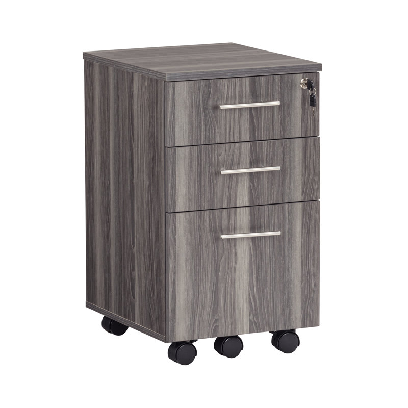 Symple Stuff Troche 3 Drawer Mobile Vertical Filing Cabinet