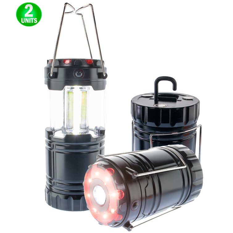 Rechargeable LED Flashlight Lantern Plug In Emergency Flash Light Camping Work