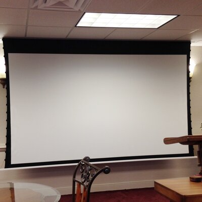 Evanesce White Electric Projection Screen Elite Screens