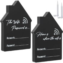 Wi-Fi Sign Parody Home Bar Metal Sign Personalised With Own Name or Bar Name plus WiFi Code