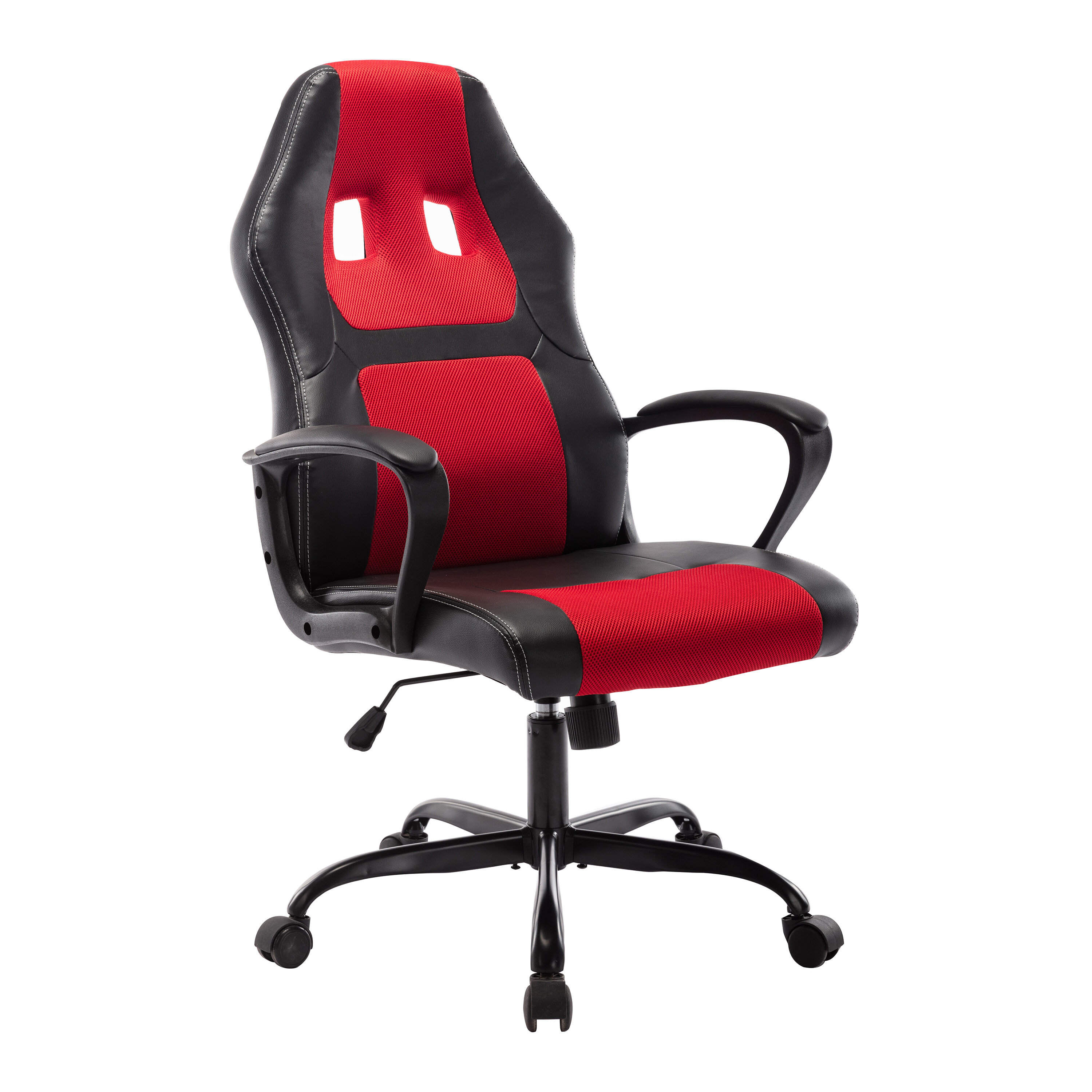 sharper image foldable gaming chair with onboard speakers