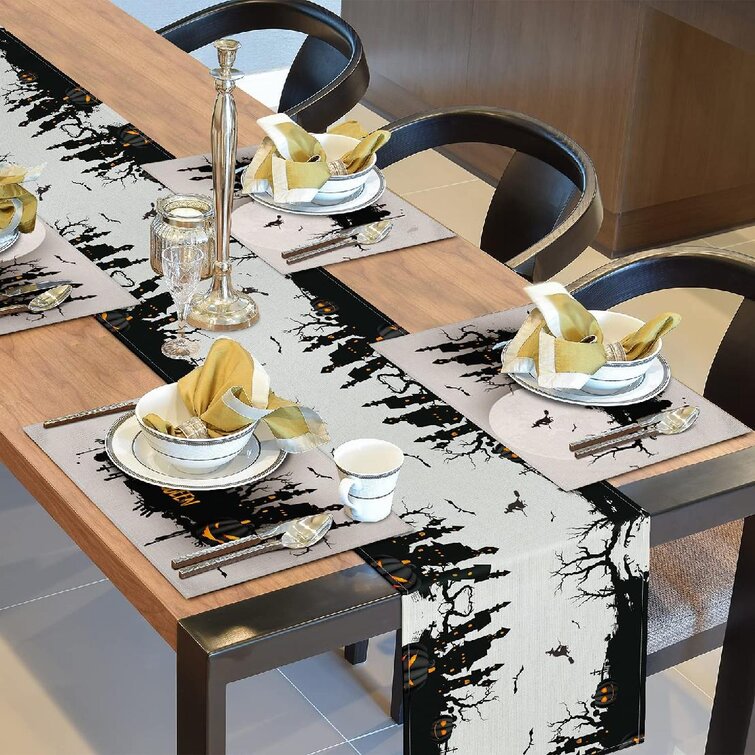 Halloween Decoration Fall Table Placemat.
