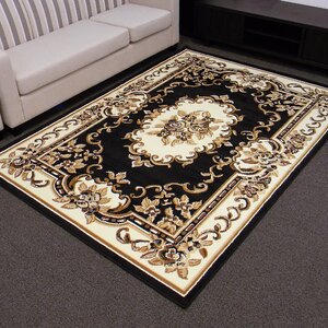 TajMahal Black Oriental Rug