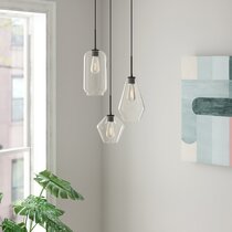 set of three pendant lights