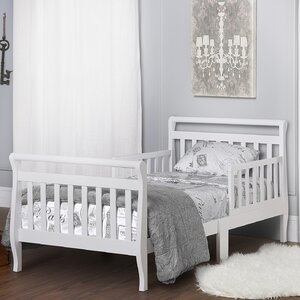 Toddler Sleigh Bed with Safety Rails