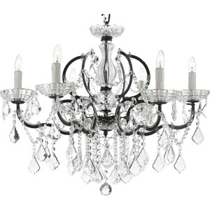Clemence 6-Light Traditional Crystal Chandelier