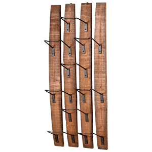Large Fresno 9 Bottle Wall Mounted Wine Rack