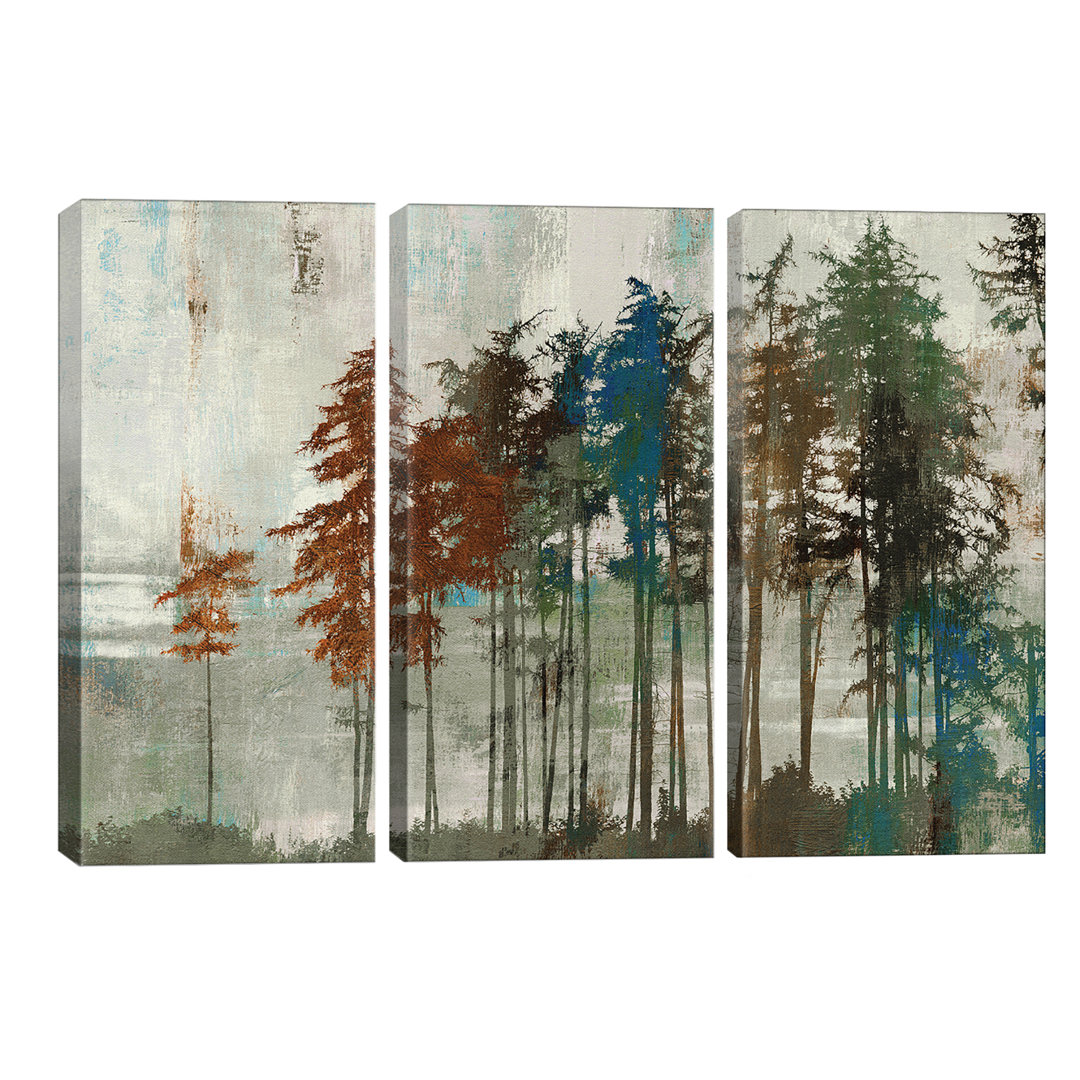'Aspen' Painting Multi-Piece Image on Wapped Canvas
