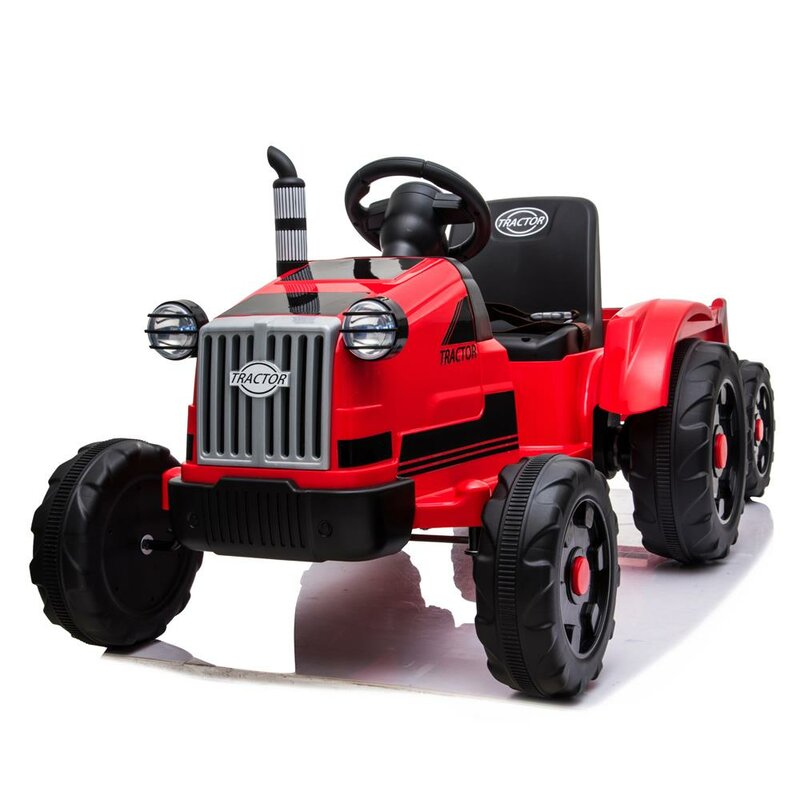 red ride on tractor