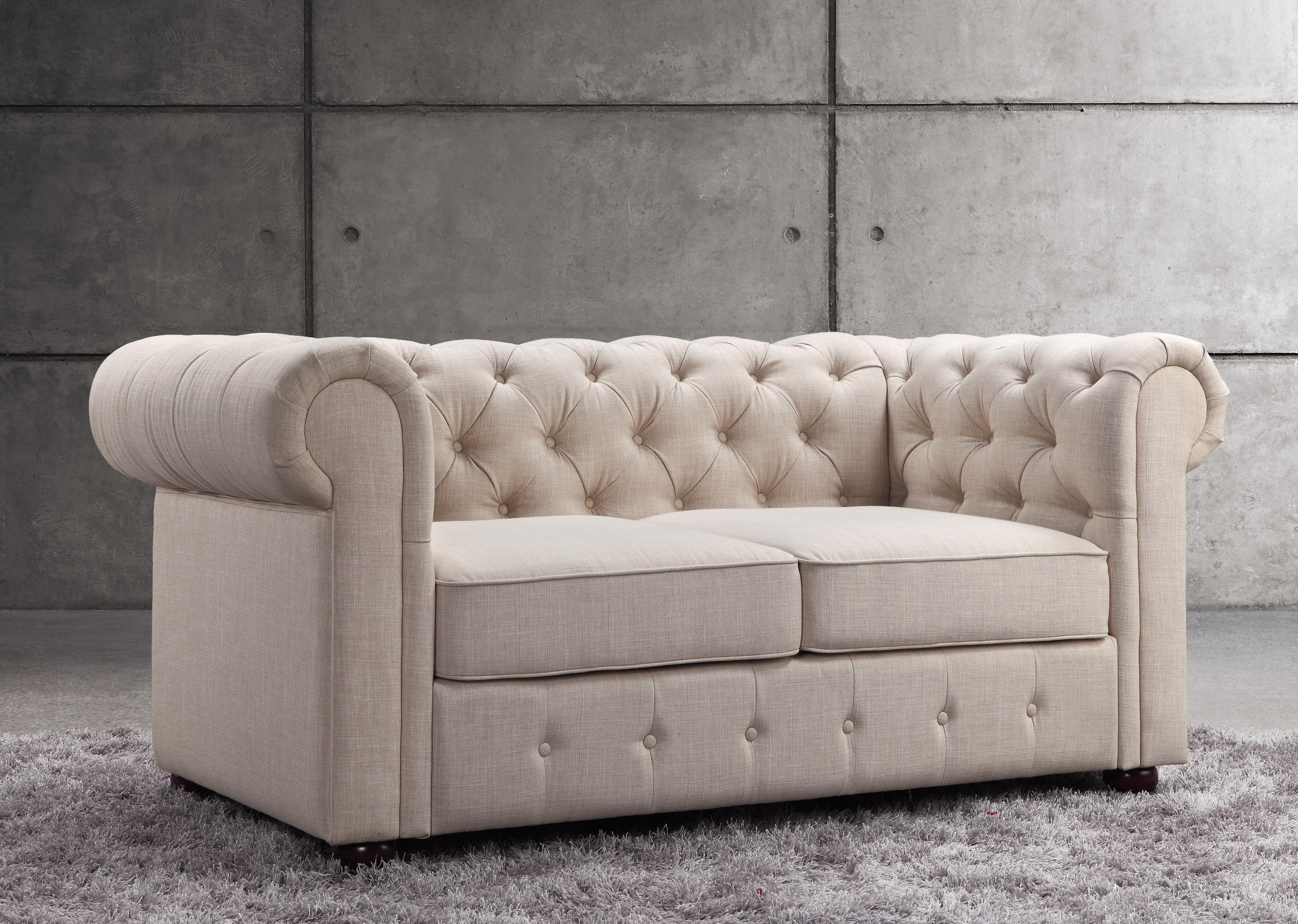 Mulhouse Furniture Garcia Chesterfield Loveseat & Reviews Wayfair