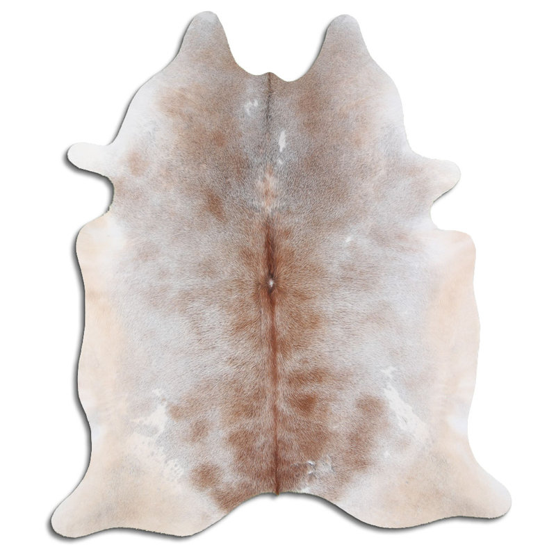 Foundry Select Pfister Cowhide Light Brown Area Rug Wayfair