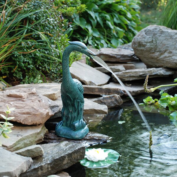 Frog Pond Spitter Aerator Water Fountain Decorative Statue Landscape Figure 