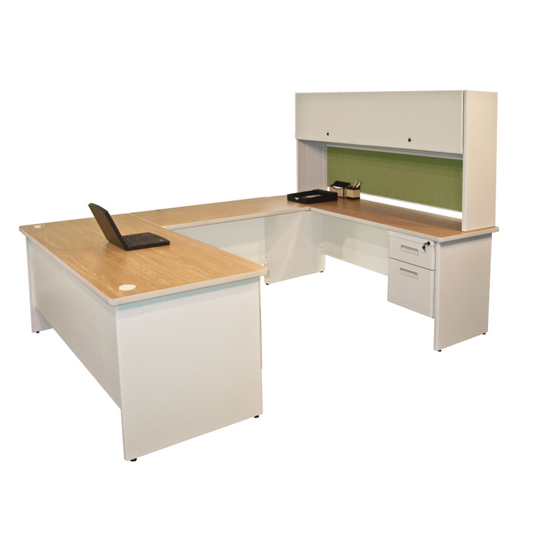 Marvel Office Furniture Pronto Executive Desk With Flipper Door Unit And Modesty Panel Wayfair