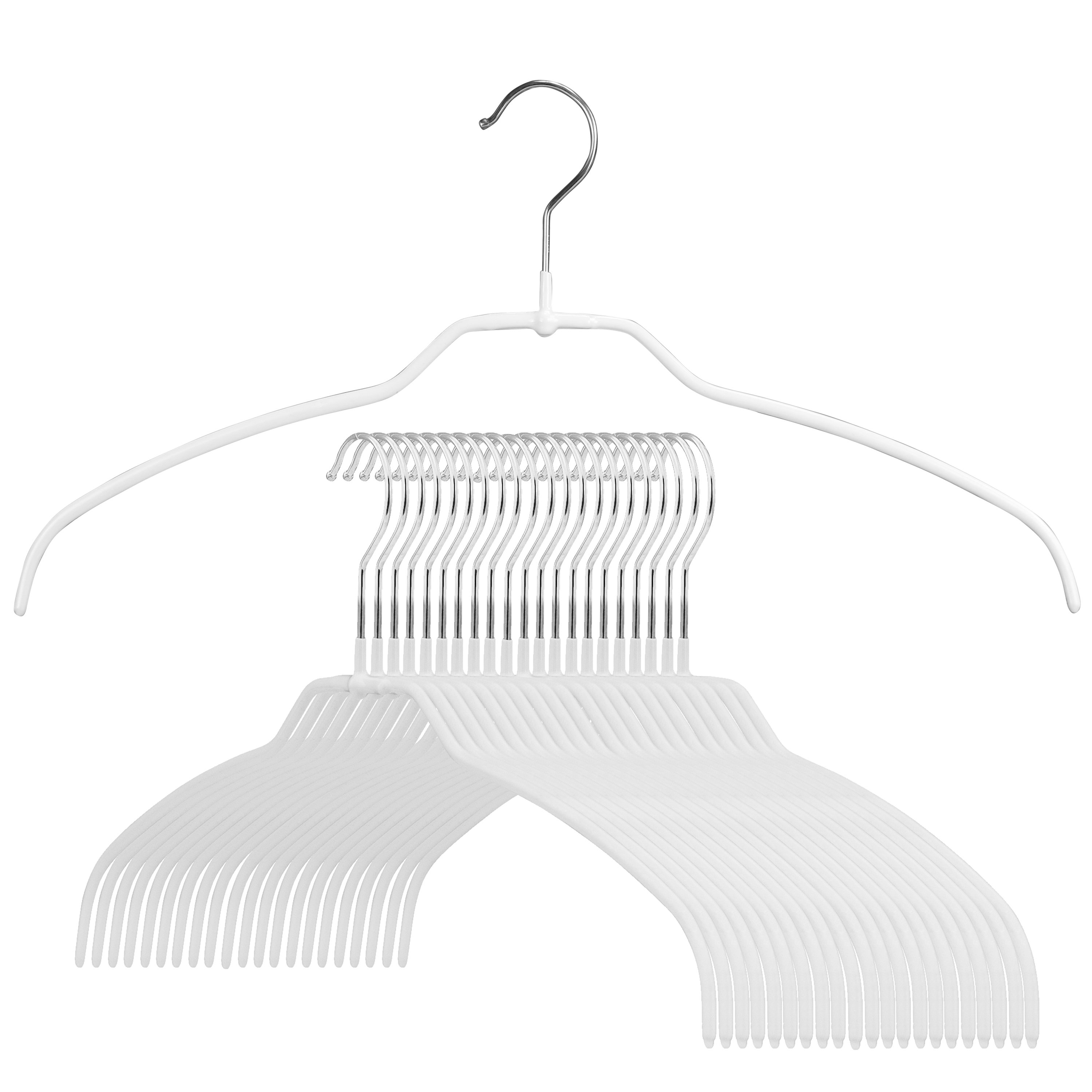Mawa Ultra Thin Metal NonSlip Hanger for Dress/Shirt/Sweater & Reviews Wayfair