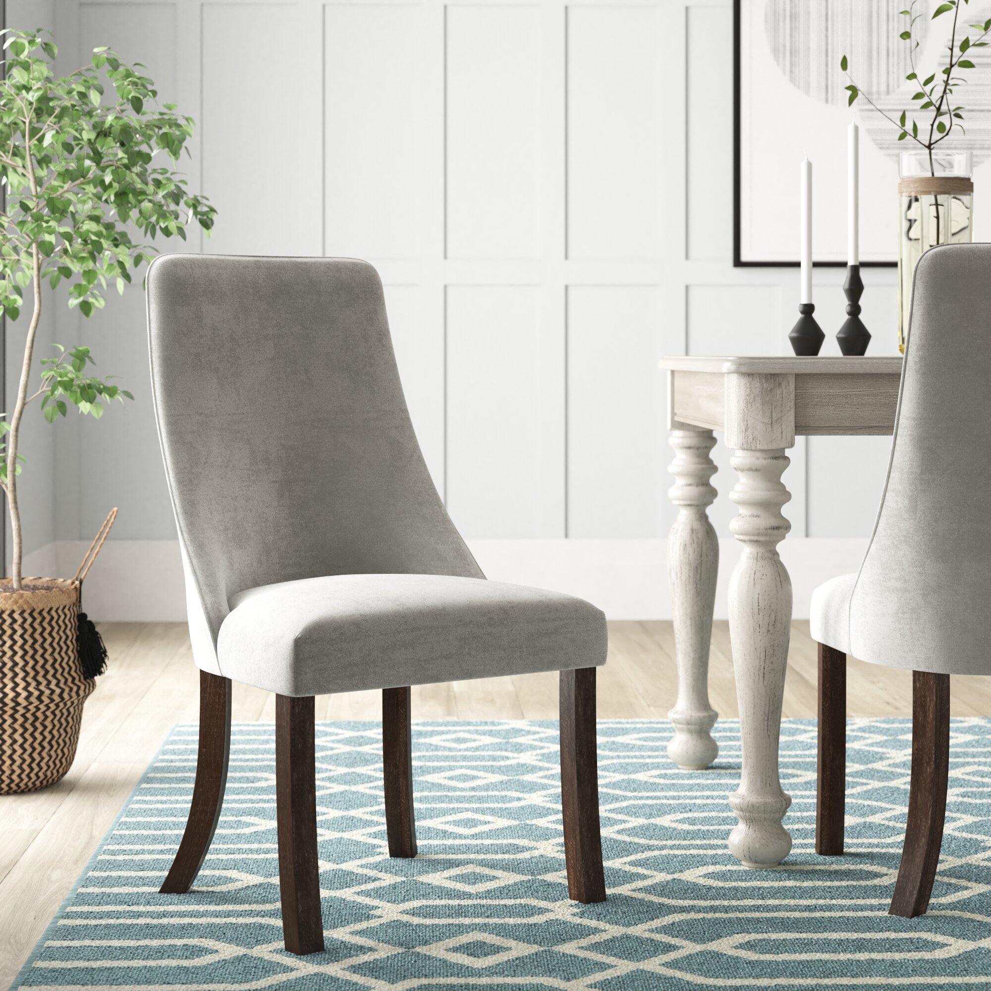 alouetta upholstered dining chair