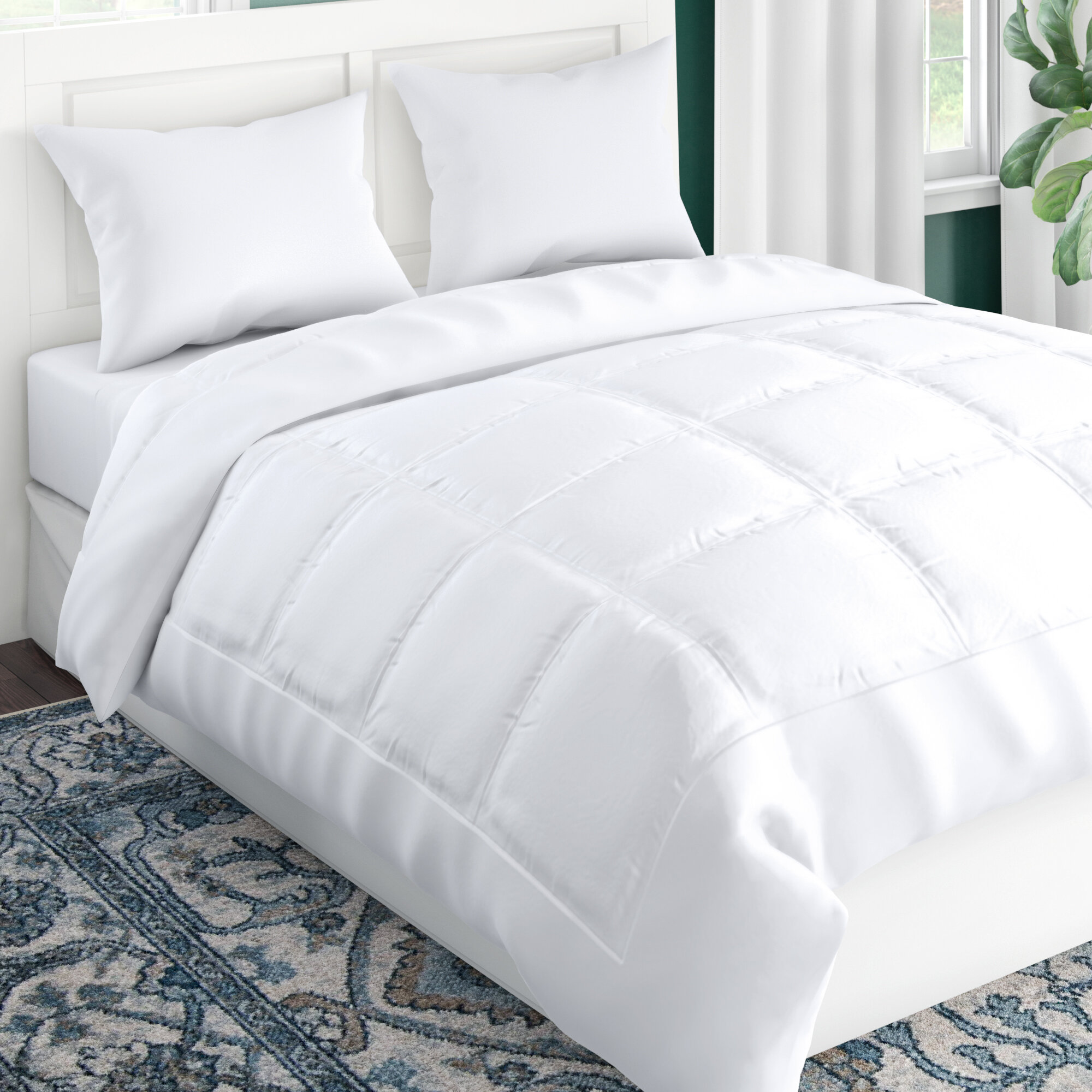 White Twin Duvet Insert with Corner Tabs Utopia Bedding All Season Down Alternative Quilted Comforter Twin Duvet Insert Stand Alone Comforter Machine Washable Twin/Twin XL