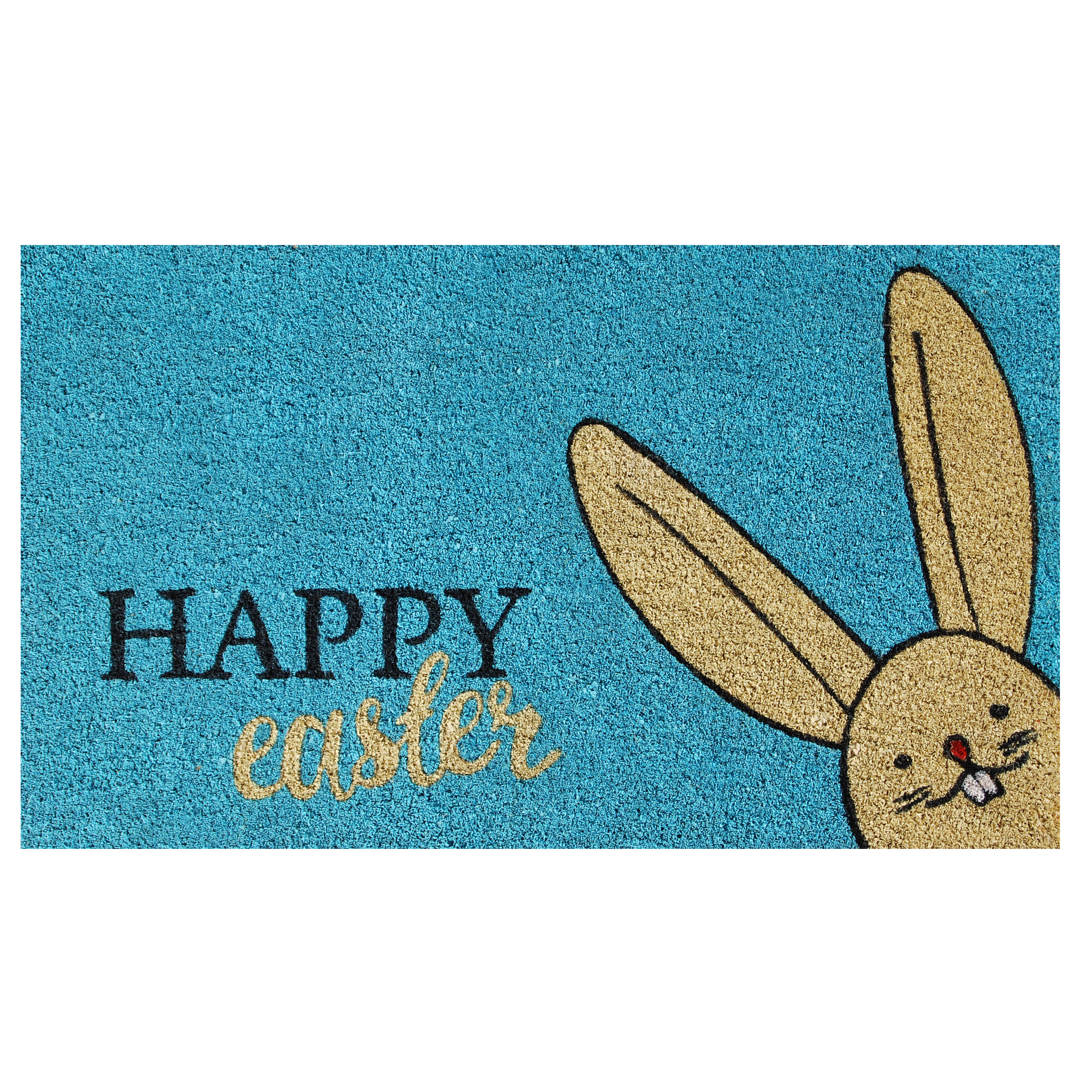 Easter Theme With Bunny and Egg Non-Slip Outdoor Indoor Front Door Mat bathroom