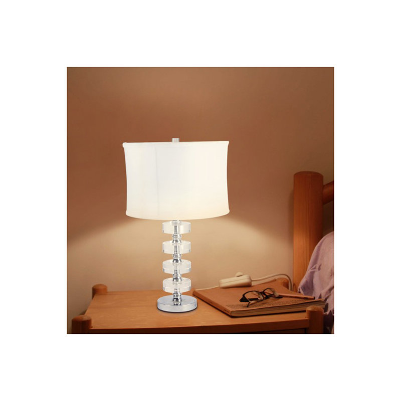 crystal tower table lamp