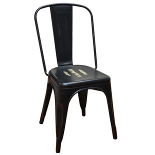 Stackable Steel Tolix Side Chair by DHC Furniture