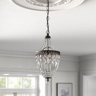 wayfair crystal pendant light