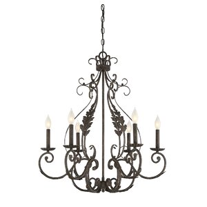 Beanfields 6-Light Candle-Style Chandelier