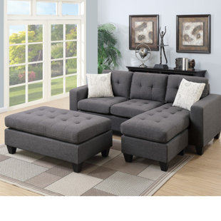 Park Avenue Reversible Modular Sectional with Ottoman by Winston Porter