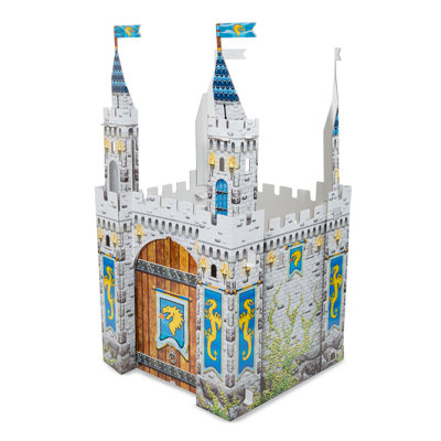 melissa & doug cardboard structure cottage playhouse
