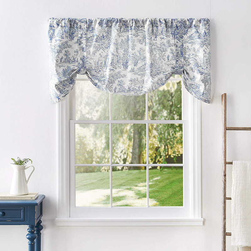 Lark Manor Gatineau 60 Toile Tie Up Curtain Valance Reviews