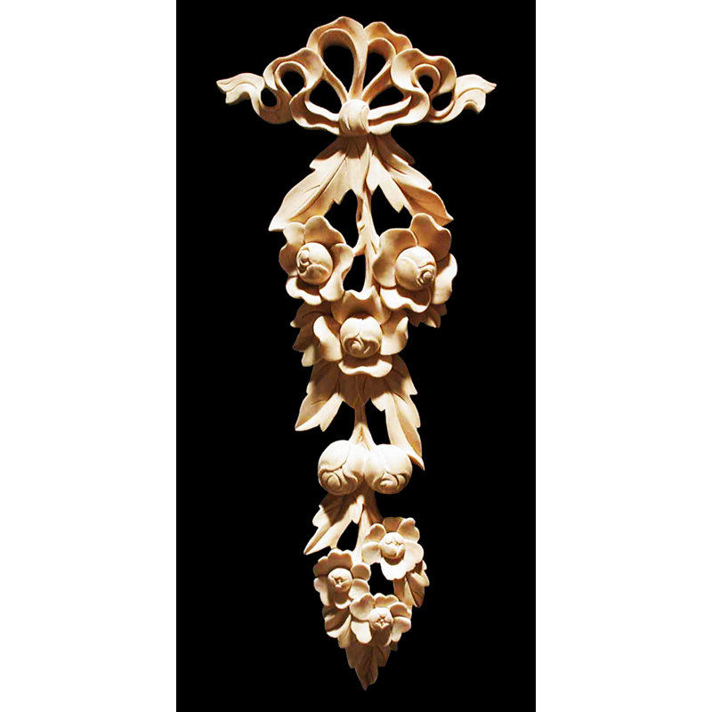 Alston Inc Rose Drop 5 1 2 H X 14 W X 1 D Onlay Scroll Wayfair