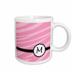 monogrammed coffee mugs wayfair