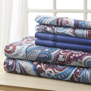 Weyerbacher Navy Medallion Sheet Set