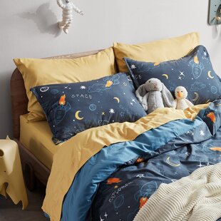 Two 2 Purple Shooting Star fish Starfish bedding pillowcase pillow cover 