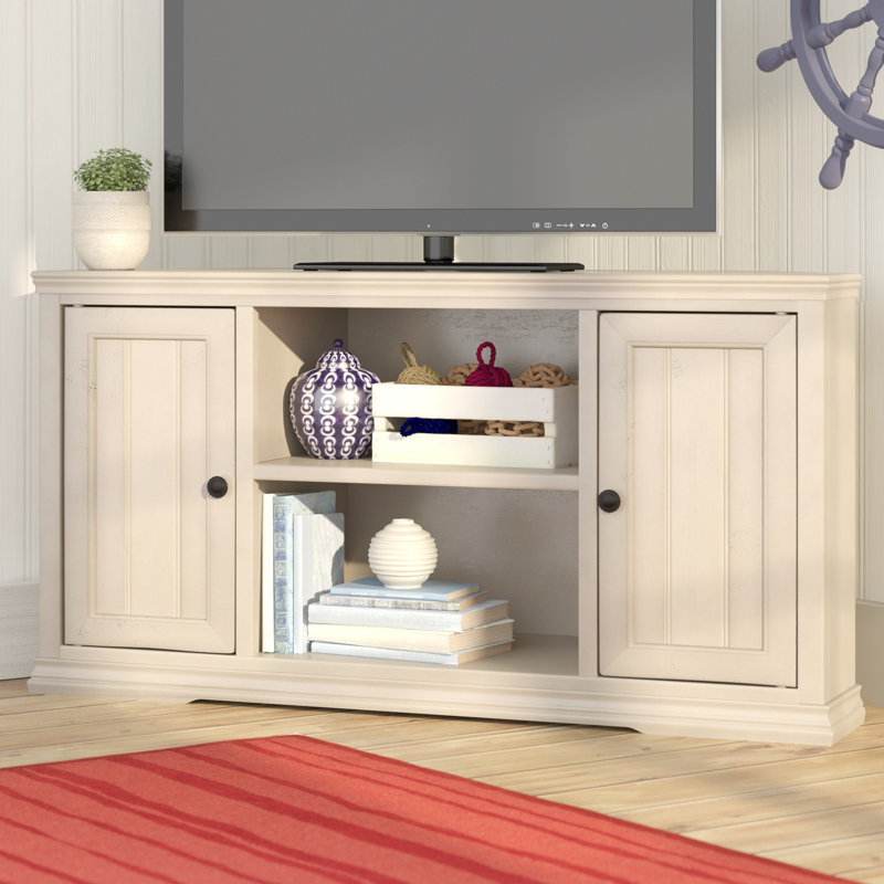 Beachcrest Home Helene Corner Tv Stand For Tvs Up To 55 Inches