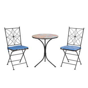 View Whitman Mosaic 3 Piece Bistro Set with