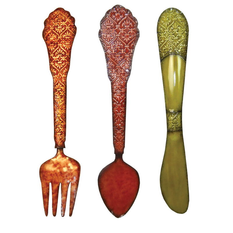 Red Barrel Studio 3 Piece Utensil Wall Decor Set Reviews Wayfair