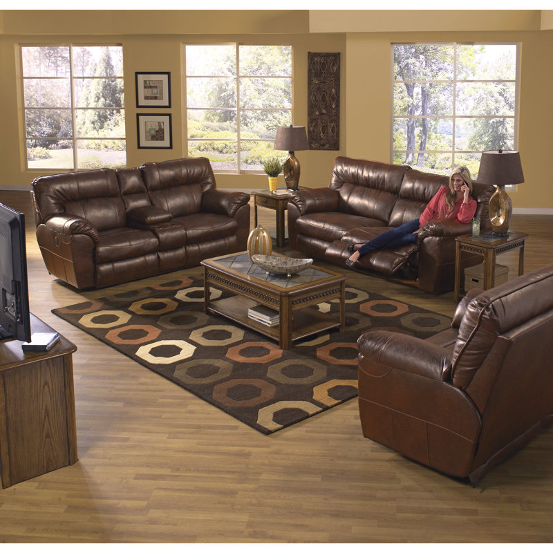 Catnapper Nolan Extra Wide Reclining 90 Pillow Top Arms Sofa