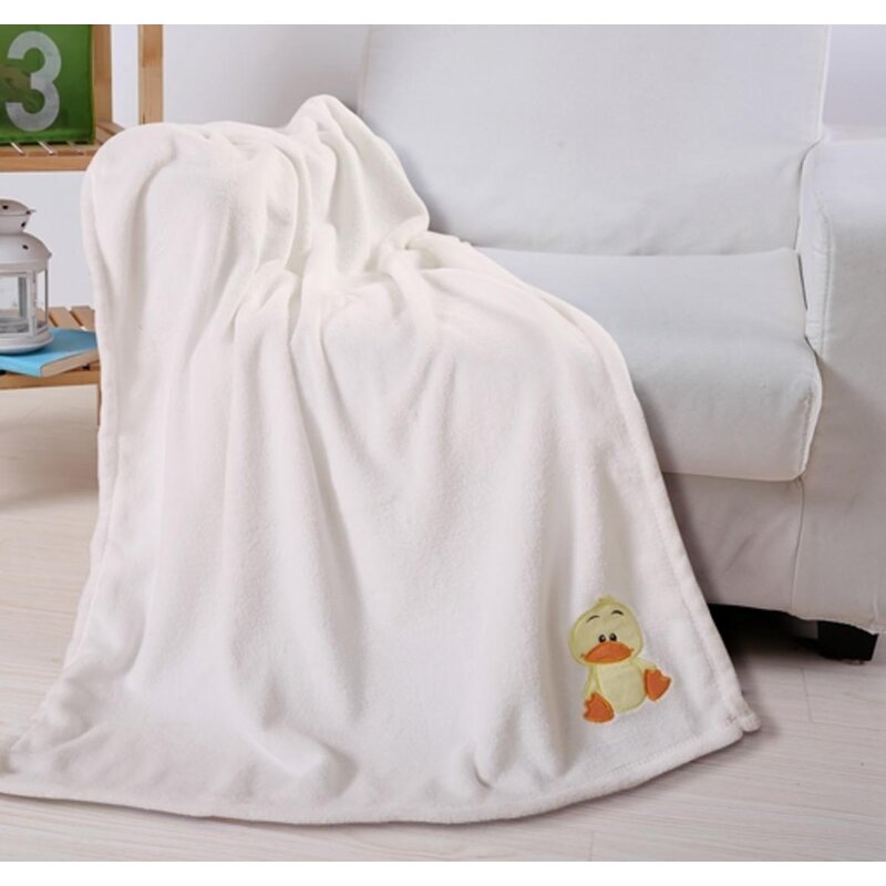 embroidered swaddle blanket