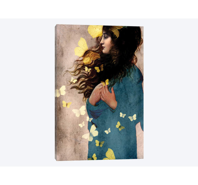 photo Bye Bye Butterfly Sayings bye bye butterfly by catrin welz stein graphic art print on wrapped canvas