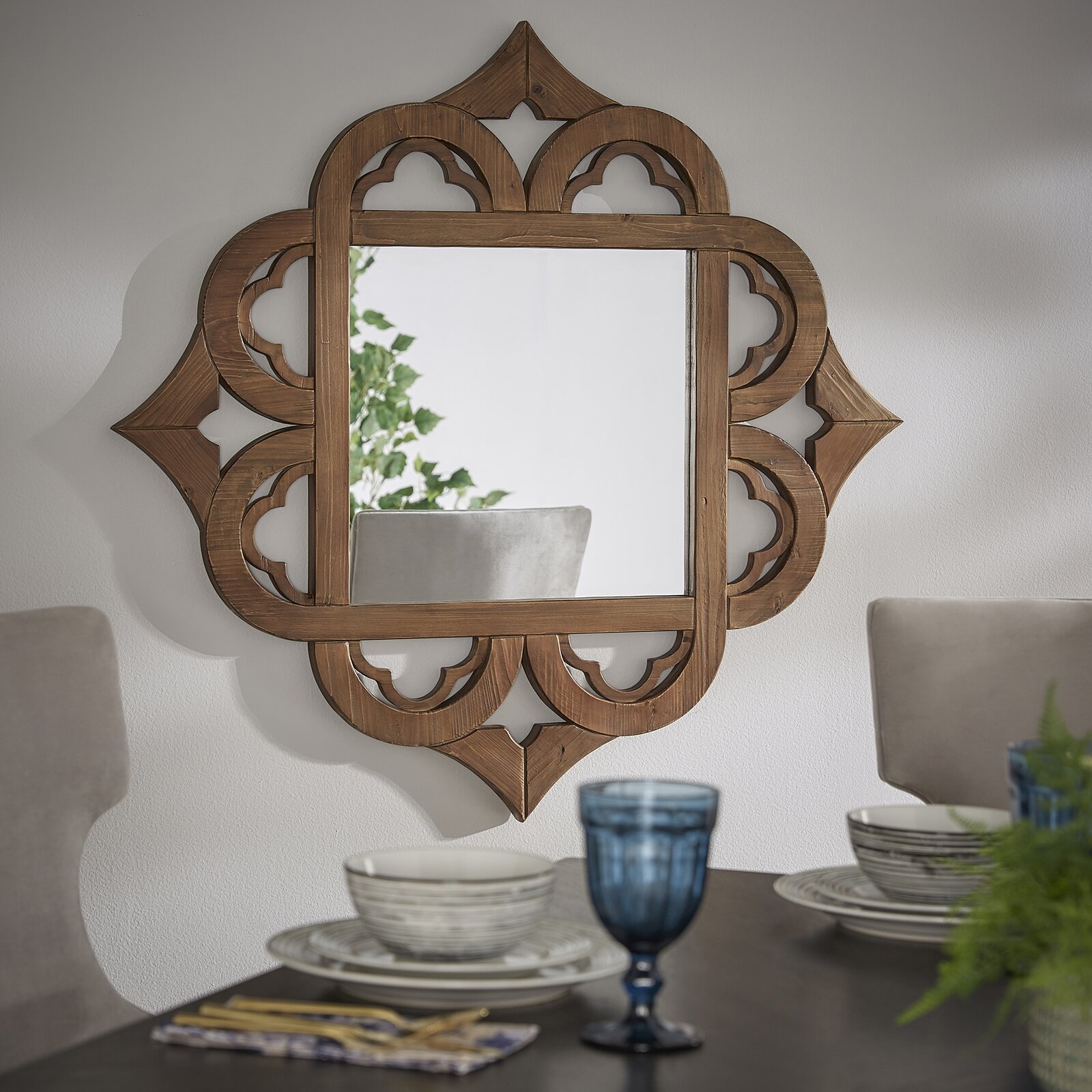 Moroccan Wall Mirror - Arniaga Traditional Accent Mirror