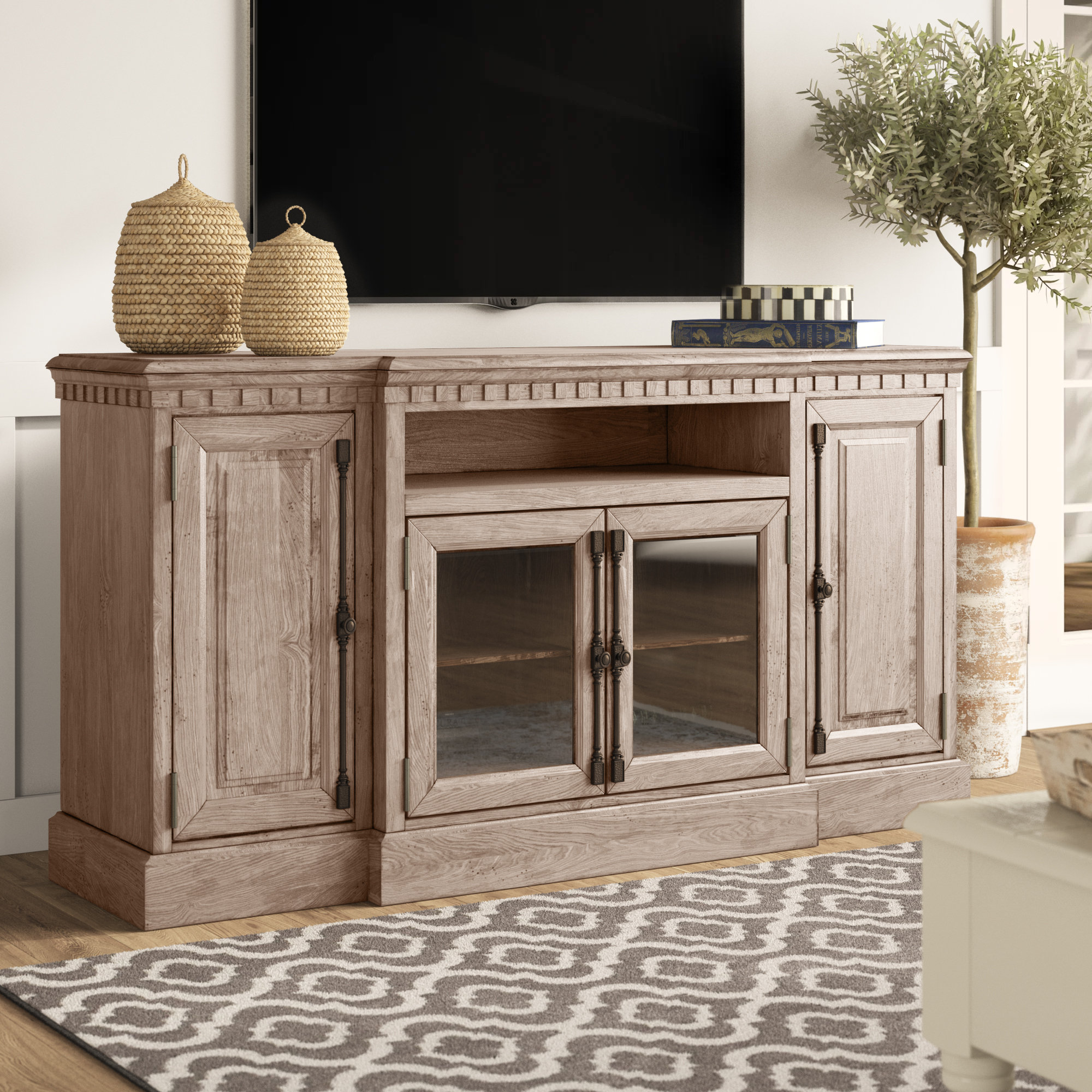 room essentials trestle tv stand